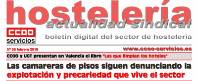 boletin Sindical CCOO Hosteleria