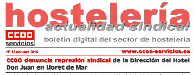 Boletin de Hosteleria CCOO