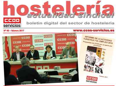 Boletín Hostelería Sindical CCOO número 45