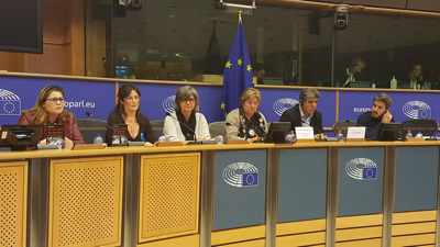 Camareras de piso en Parlamento Europeo