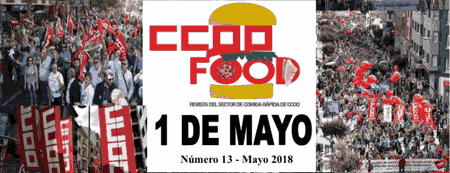 Revista CCOO Food. Comida rápìda.Â