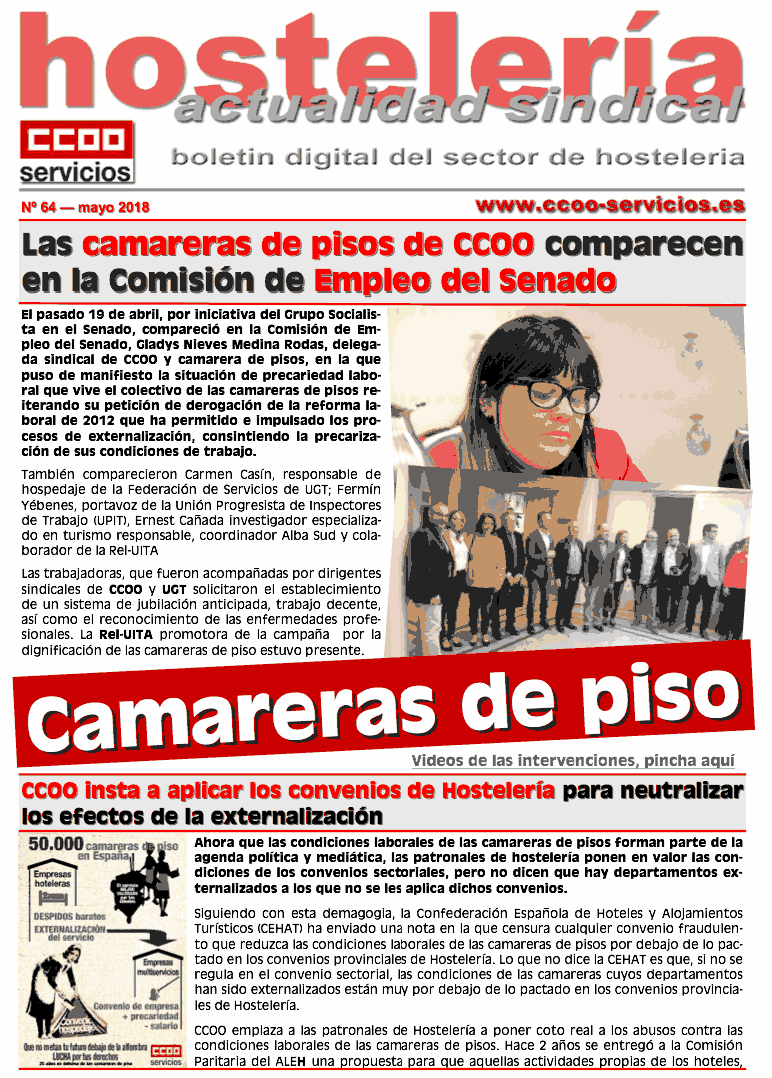 hosteeria sindical ccoo