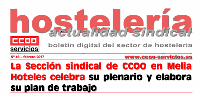 Boletín Hostelería Sindical CCOO núm 46