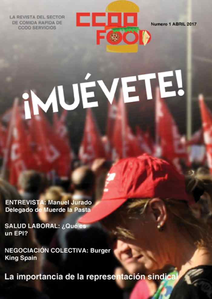 REvista CCOO sector comida rápida