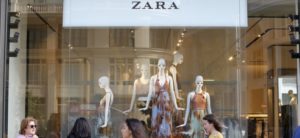 Tienda de Zara. Comercio