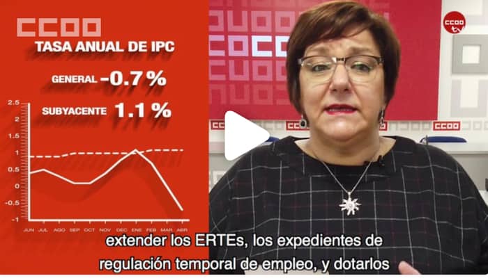 IPC Abril valoracion CCOO