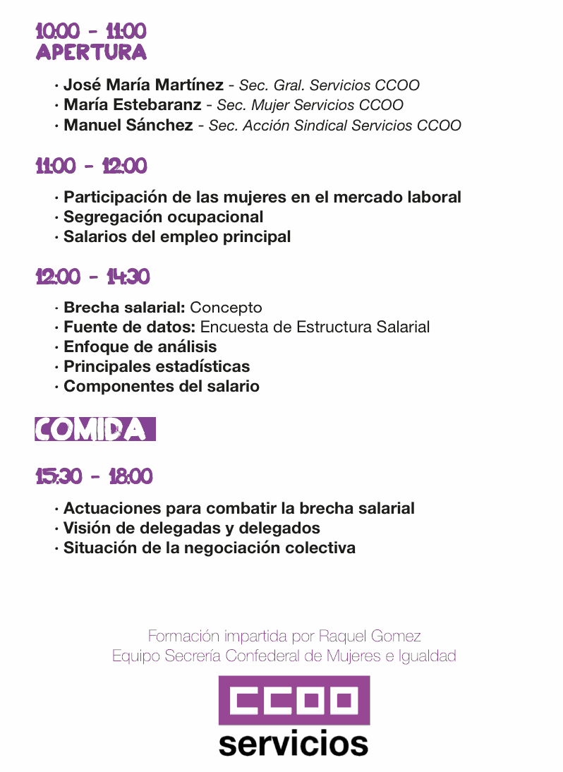 Jornada Brecha Salarial