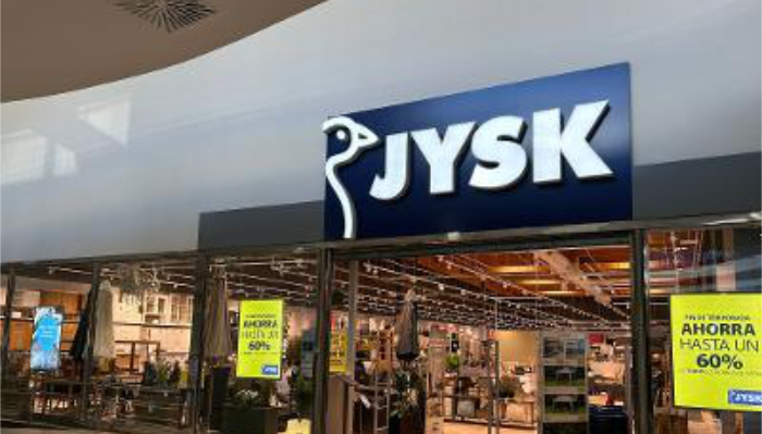 tienda de JYSK en un centro comercial de España