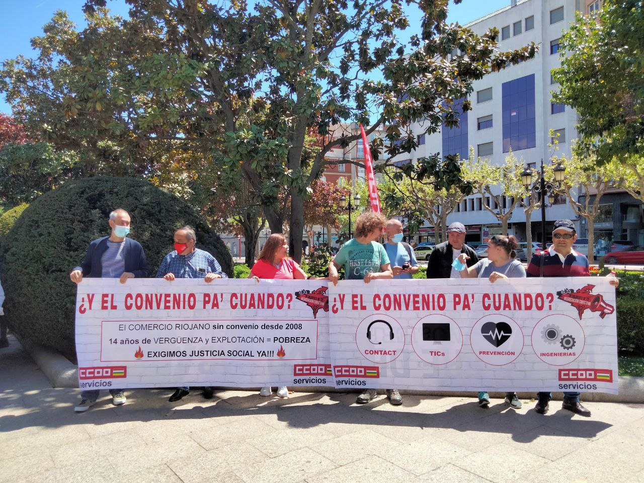 1ª de Mayo 2022 servicios CCOO La Rioja