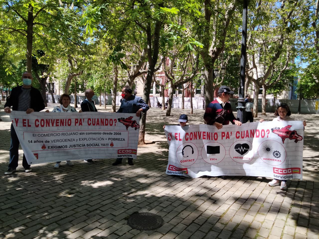 1ª de Mayo 2022 servicios CCOO La Rioja