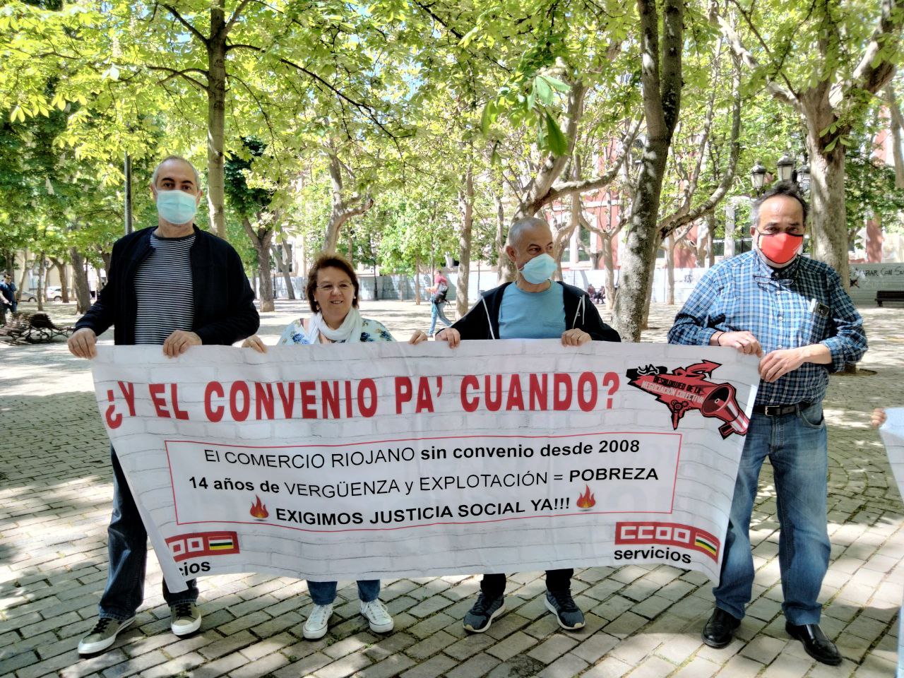 1ª de Mayo 2022 servicios CCOO La Rioja