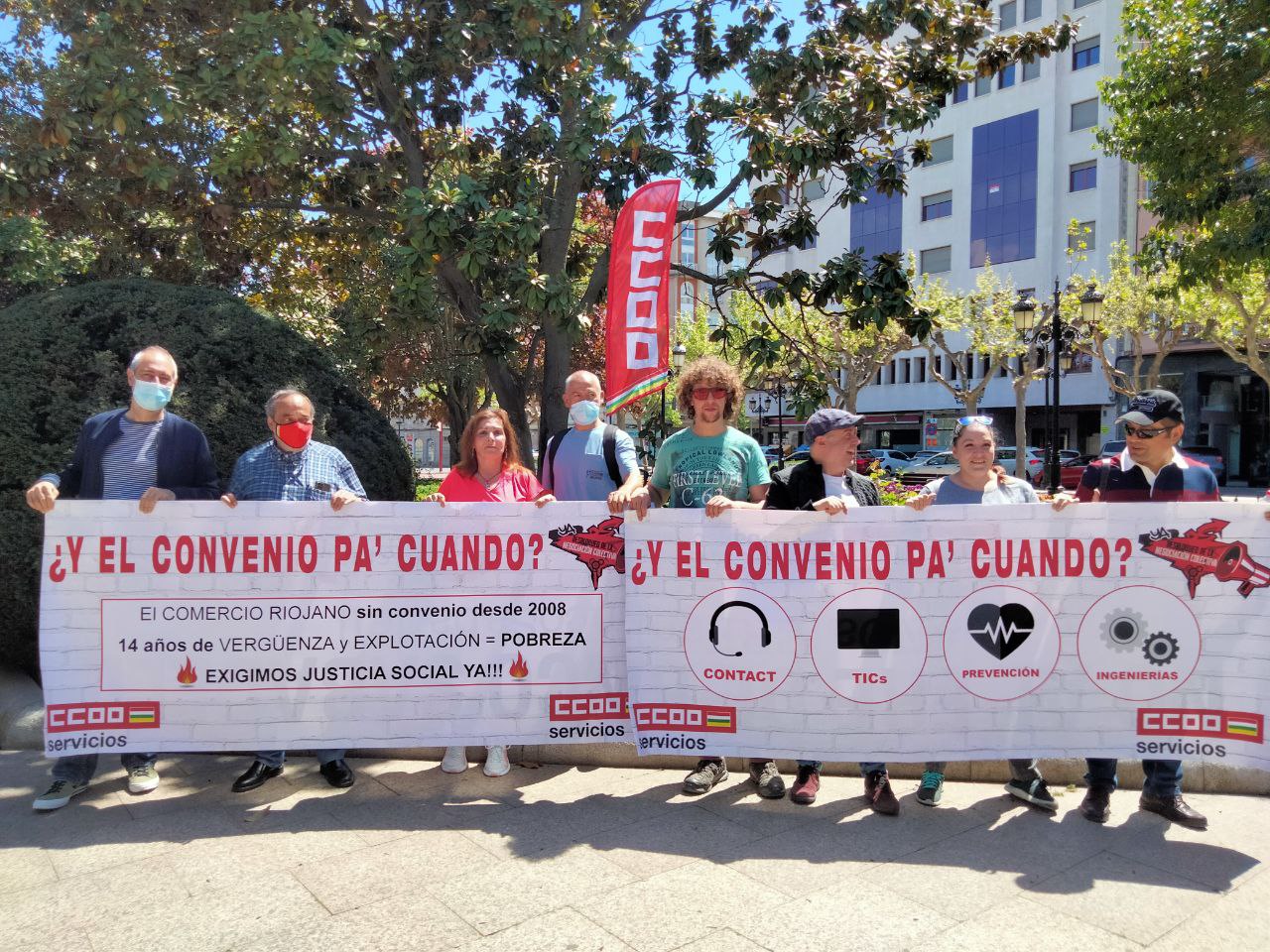 1ª de Mayo 2022 servicios CCOO La Rioja