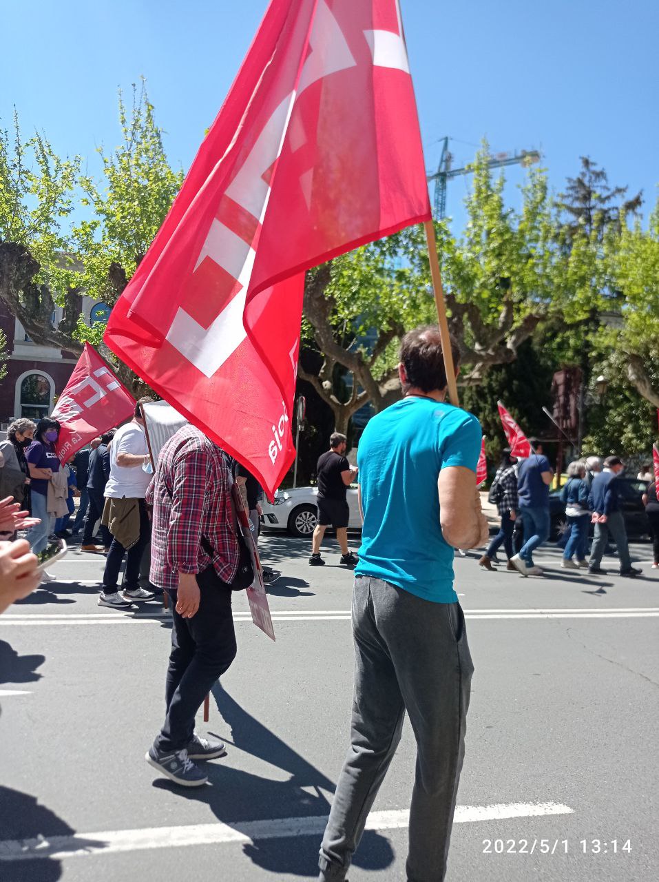 1ª de Mayo 2022 servicios CCOO La Rioja