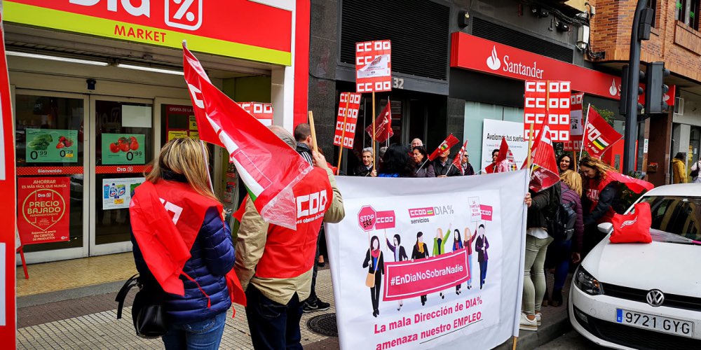 Concentraciones en Supermercados DIA La Rioja