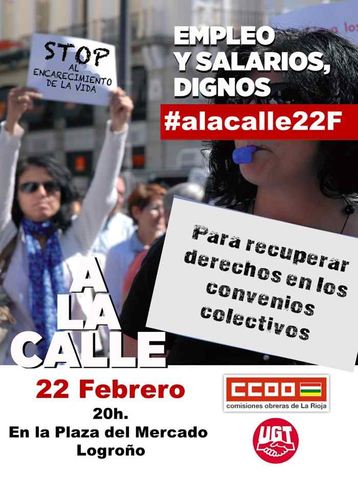 Concnetración 22 Febrero La Rioja