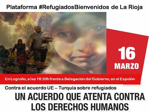 concentrado refugiados La Rioja