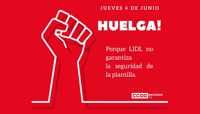 Imagen huelga Lidl