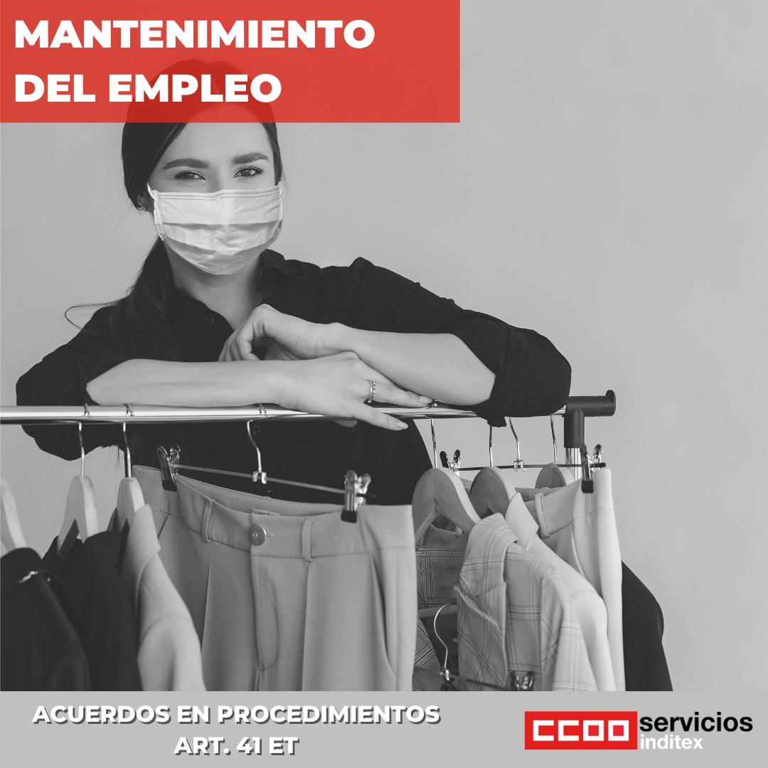 acuerdo mantenimiento empleo Inditex