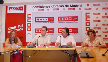 rueda prensa CCOO Huelga GlobalFood. Hosteleria