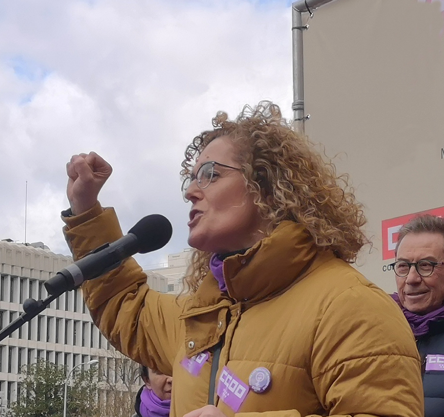 Paloma Vega CCOO Madrid reunión del consejo