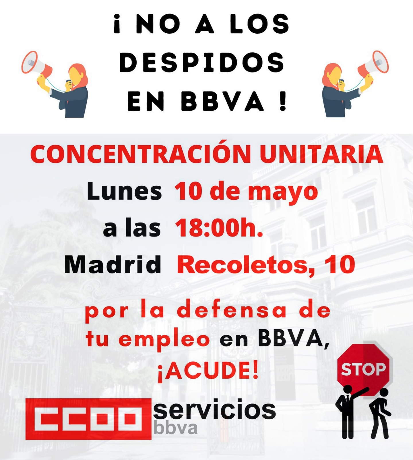 concentración despidos BBVA