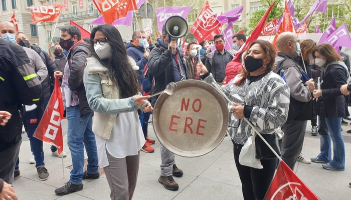 Protestas Hotel Westin Palace