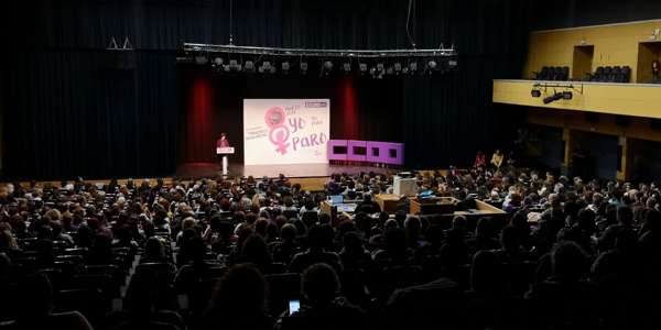 Mujeres sindicalistas por la huelga del 8 M