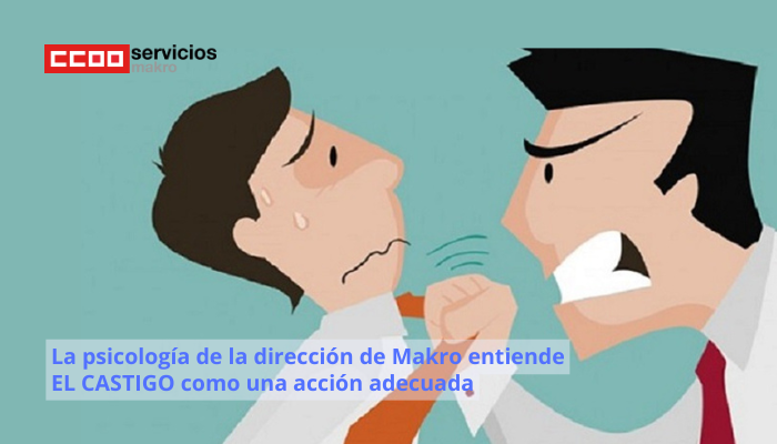 jefe agarra de la corbata al empleado enfadado, castigo, acoso laboral