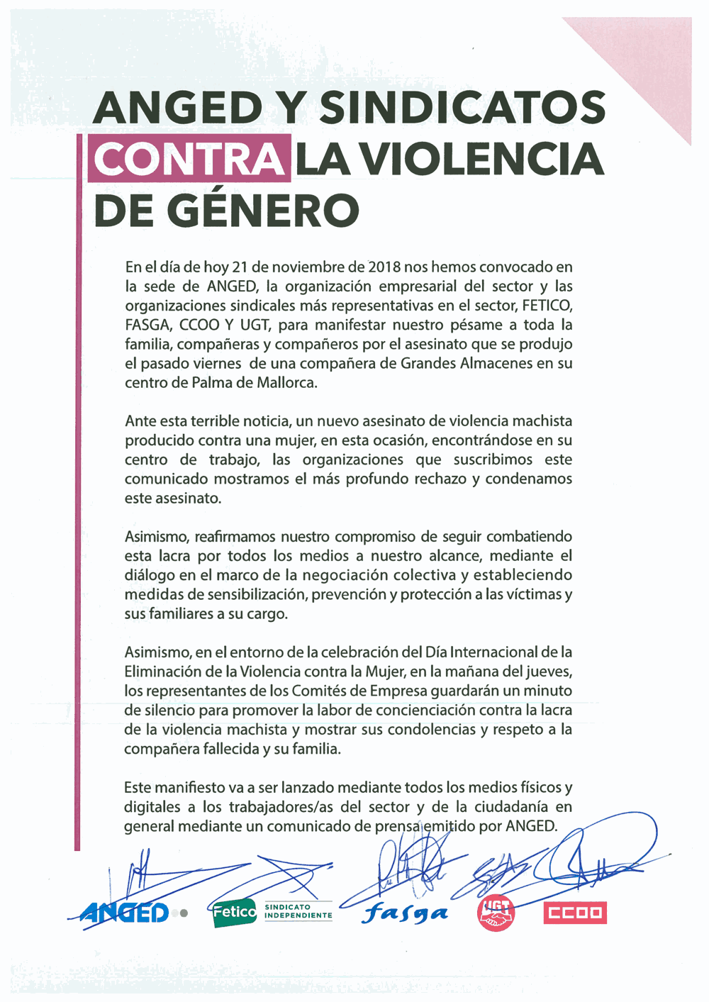 Manifeisto violencia machista