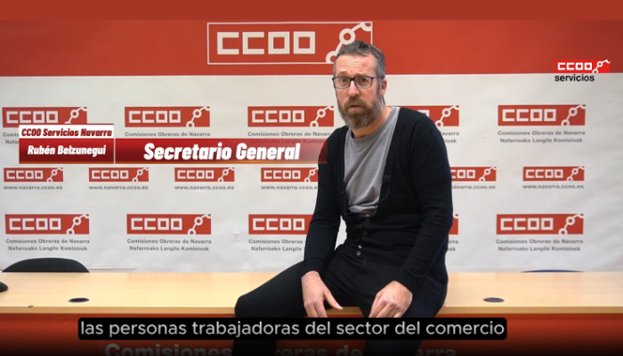 Rubén Belzunegui, Secretario general de Servicios CCOO Navarra