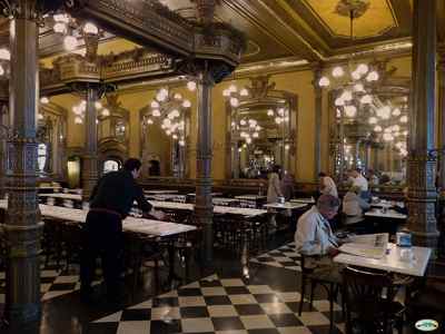 Café Iruña. Pamplona