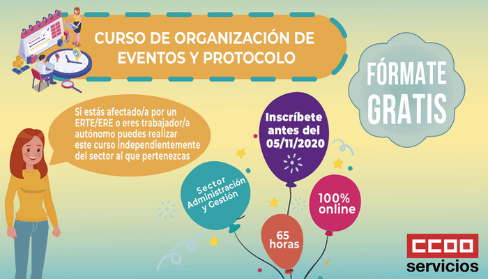 Curso gratuito Organizacion de eventos y protocolo