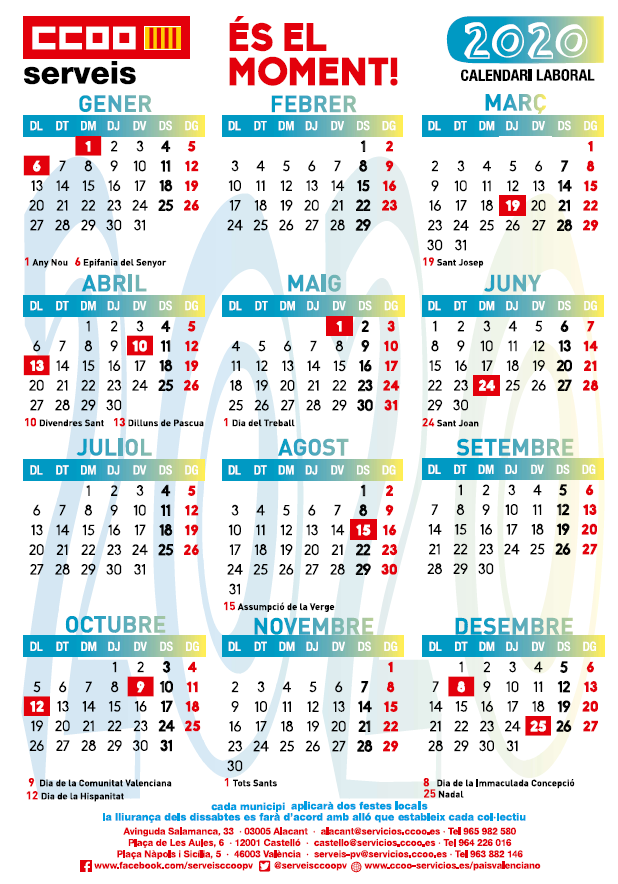 Calendario Laboral