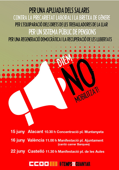 Mobilitzacions 16J PV