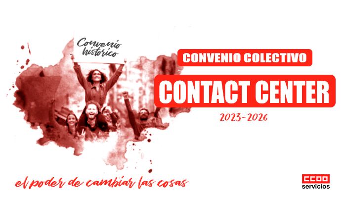 imagen de la portada del acuerdo en el convenio de Contact Center