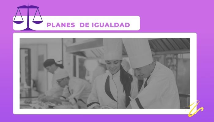 chefs en la cocina, plan igualdad