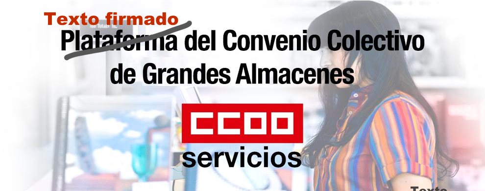 plataforma Convenio grandes almacenes