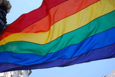 Bandera orgullo LGTBI
