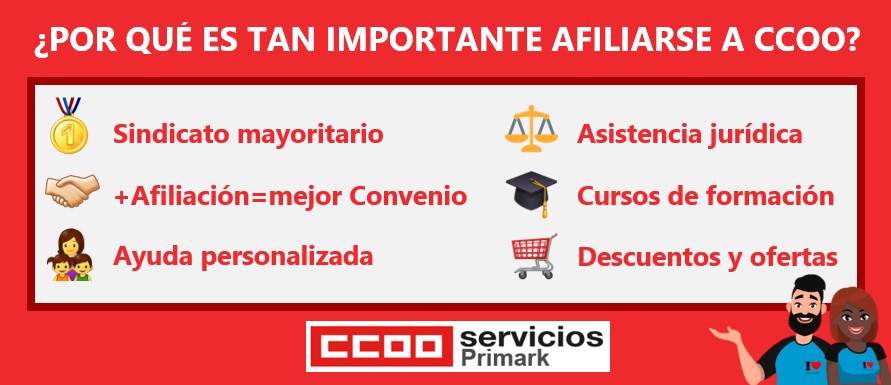 Afíliate a CCOO