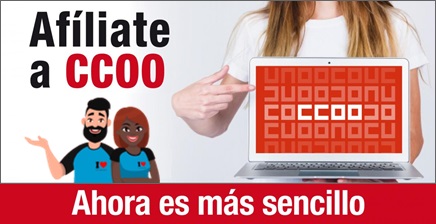 Afíliate a CCOO