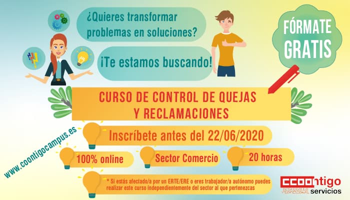 Sector comercio. Curso gestion quejas y reclamaciones
