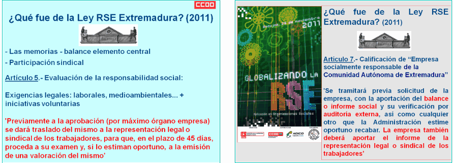 La RSE Extremadura La RSE Extremadura