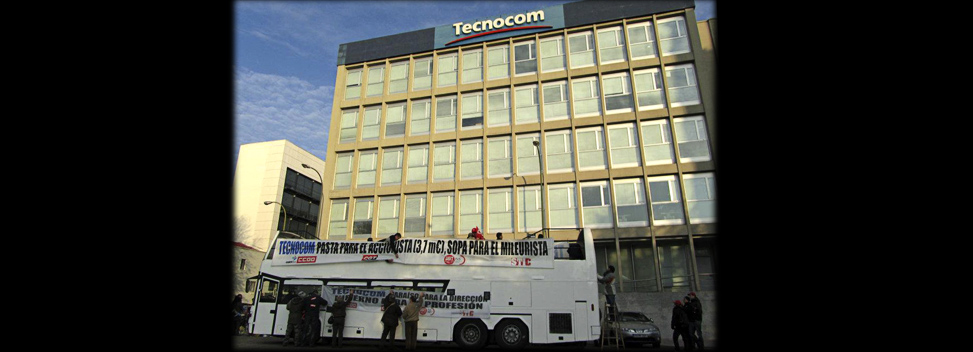 Reivindicaciones de los delegados de CCOO en Tecnocom