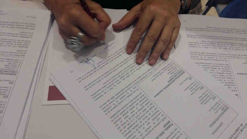 Firma del Convenio de Contact-center