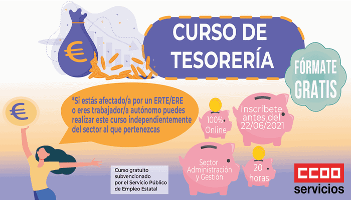 Curso de Tesorería, formación gratuita