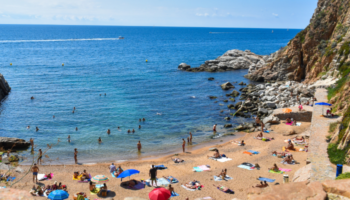 una playa de Espaa