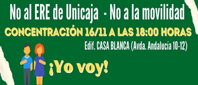 No al ERE en Unicaja